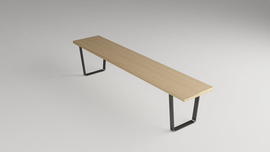 industrial #7 + maple : bench