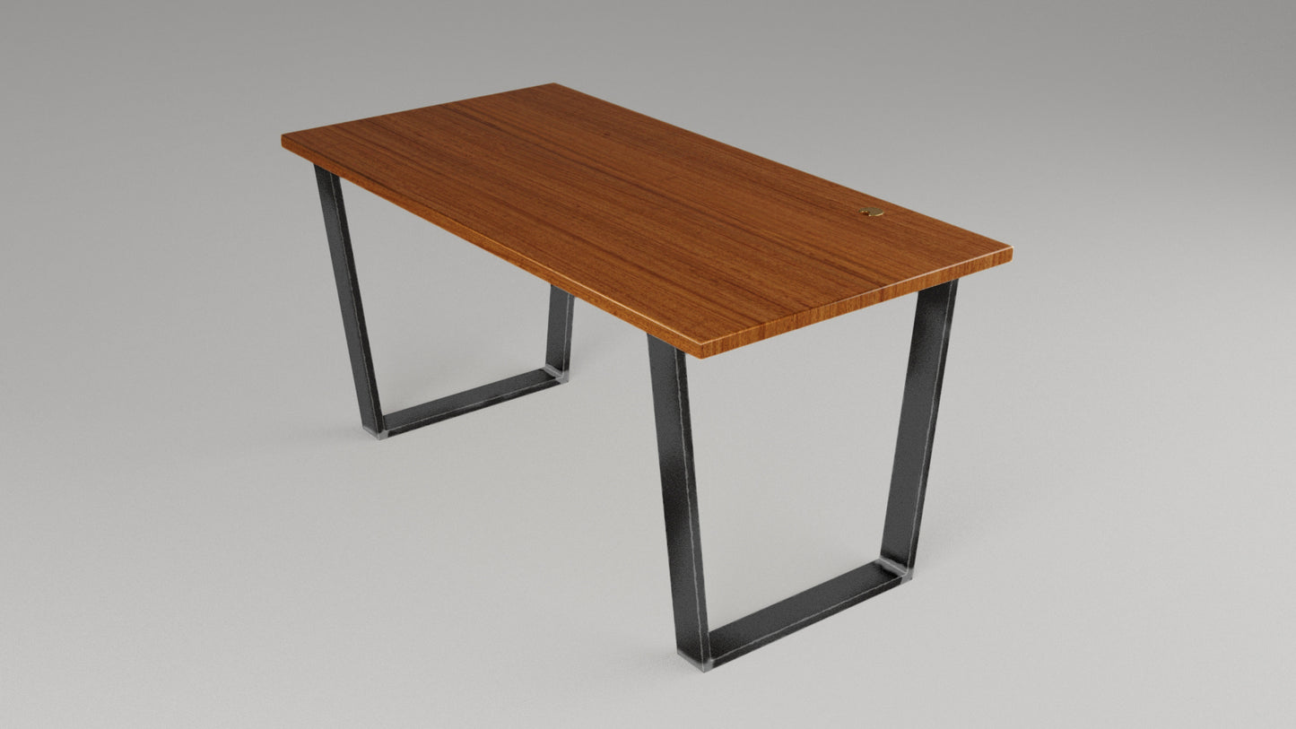 industrial #7 + mahogany : desk